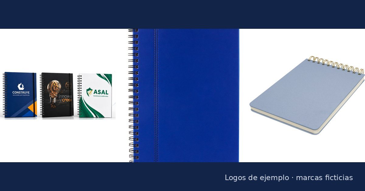 Cuadernos de tapa dura personalizados: modelos, precios y acabados