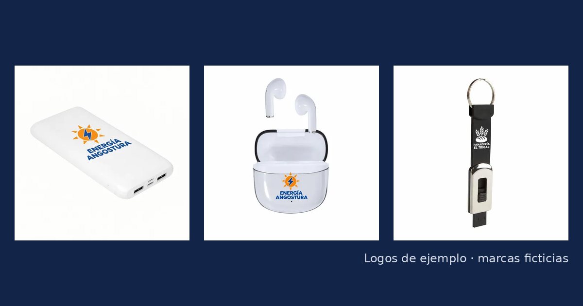 ¿Cuánto cuesta un power bank, una USB o unos audífonos con logo? Precios reales 2026