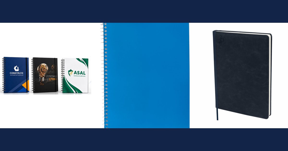 Libretas, agendas y cuadernos a la medida sin mínimo de piezas: cómo se piden