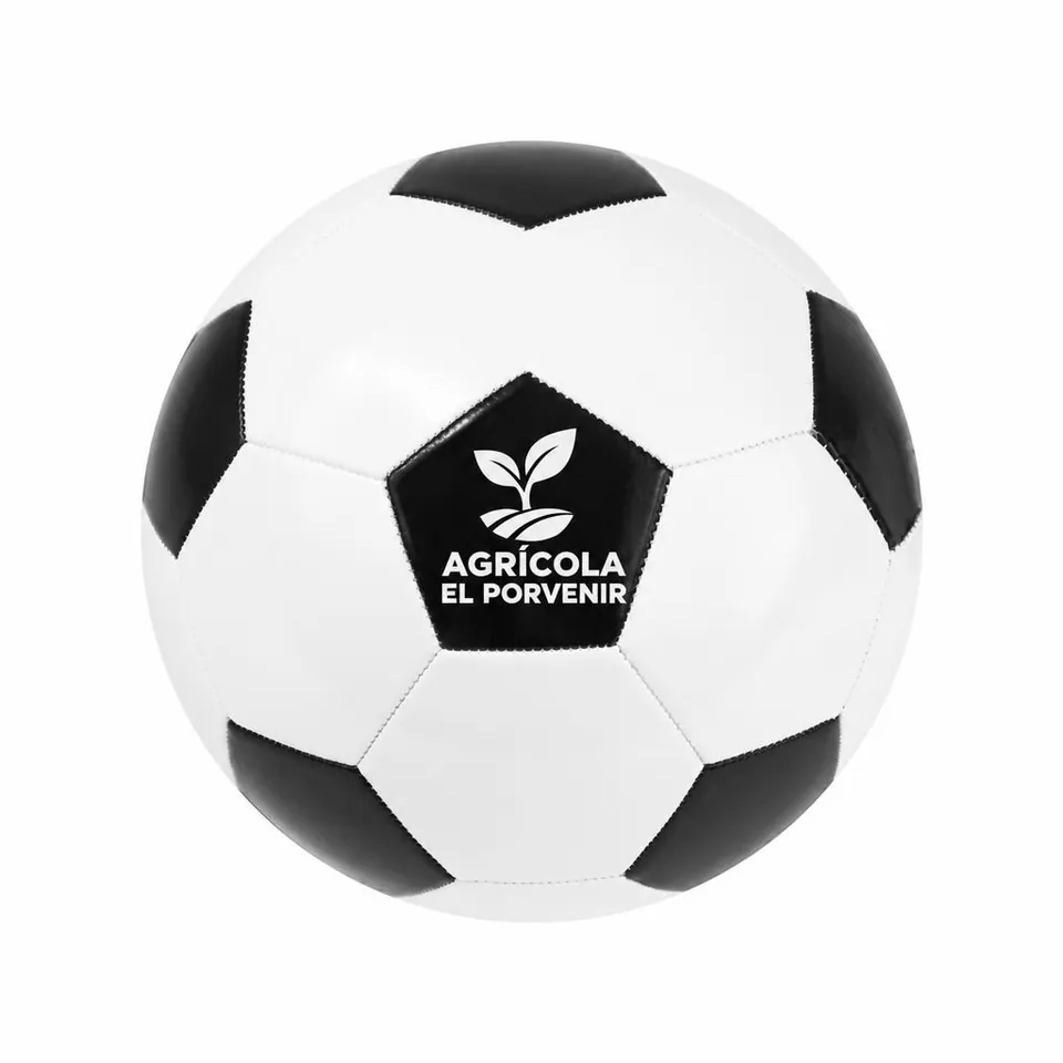 Balón Soccer Blanco con con logo de ejemplo