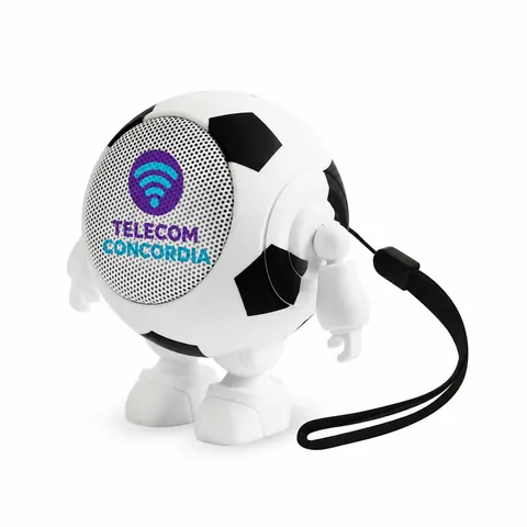 Bocina Soccer con logo de ejemplo