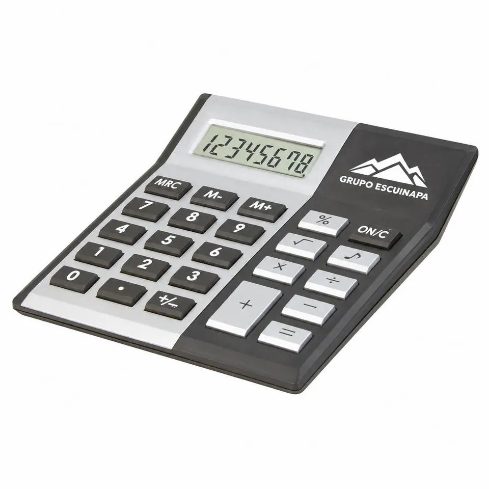 Calculadora Teacapán con logo de ejemplo