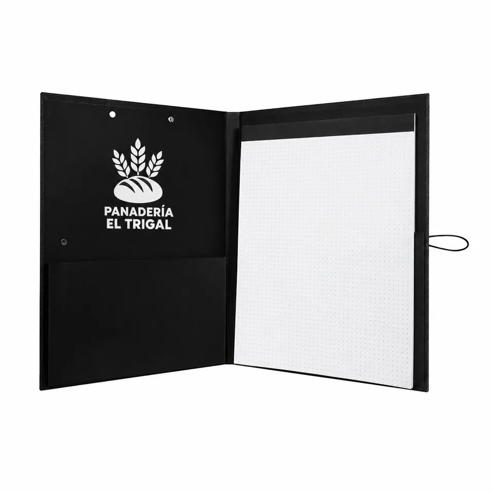 Carpeta Elota con logo de ejemplo
