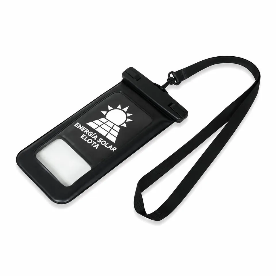 Funda Impermeable Celular con logo de ejemplo