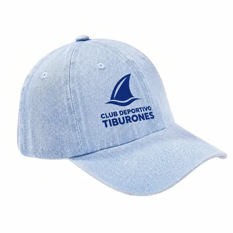 Gorra Denim Lavado con logo de ejemplo