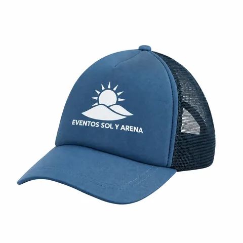 Gorra Trucker Malla Bicolor con logo de ejemplo