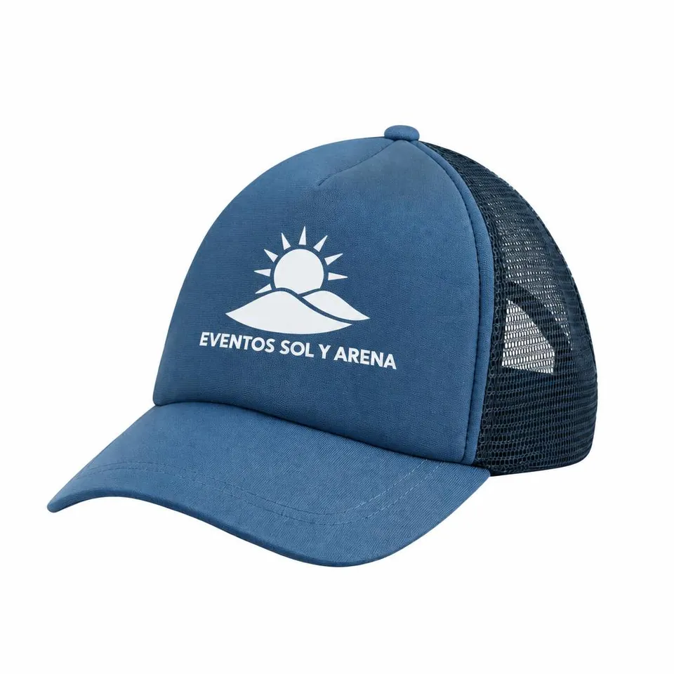 Gorra Trucker Malla Bicolor con logo de ejemplo