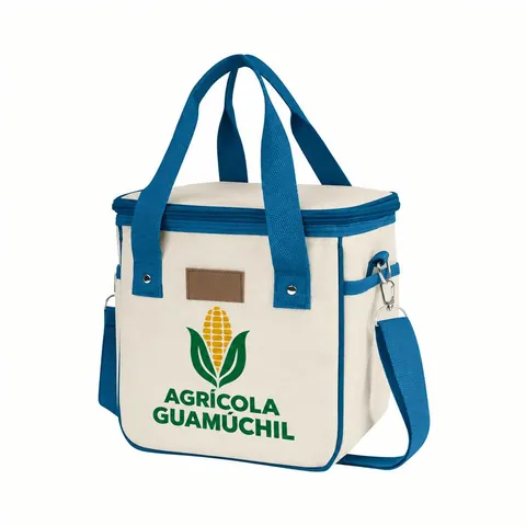 Hielera Palmillas con logo de ejemplo