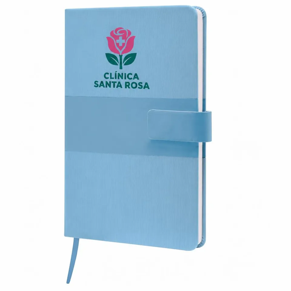 Libreta Camarón con logo de ejemplo