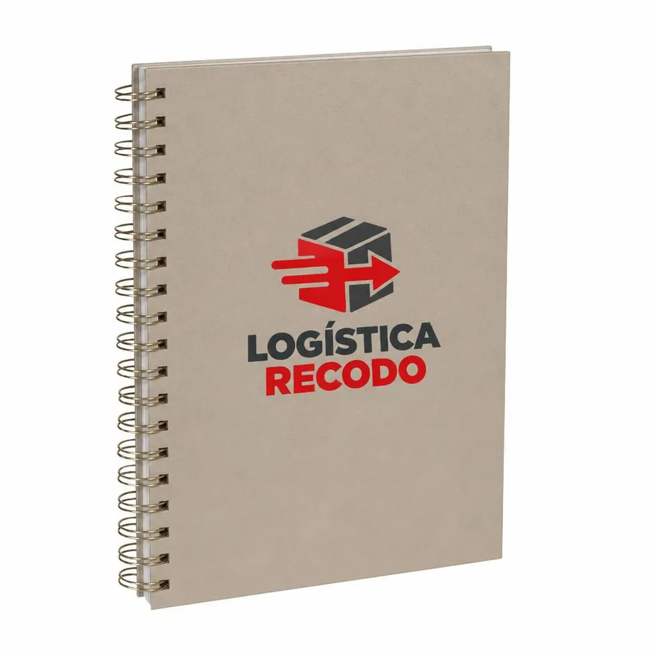 Libreta Cerritos con logo de ejemplo