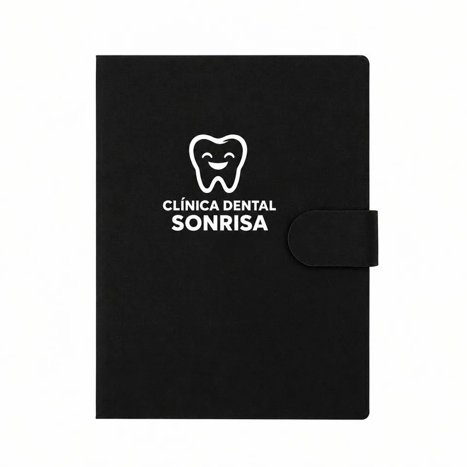 Libreta Chametla con logo de ejemplo