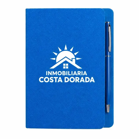 Libreta Recodo con logo de ejemplo