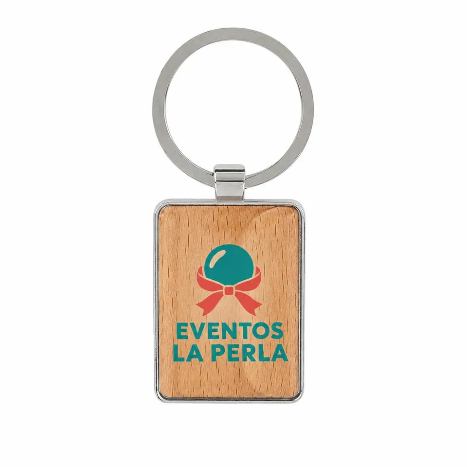 Llavero Guamúchil con logo de ejemplo