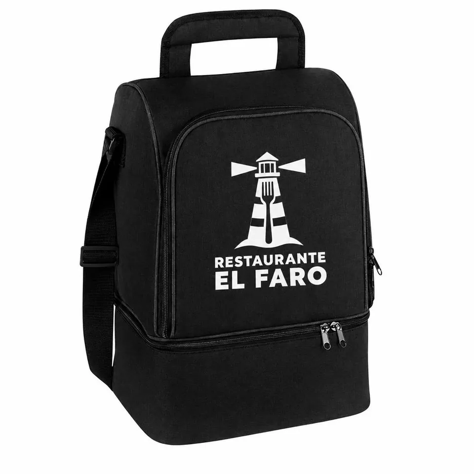 Lonchera Palmillas con logo de ejemplo