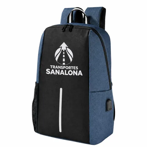 Mochila Coral con logo de ejemplo