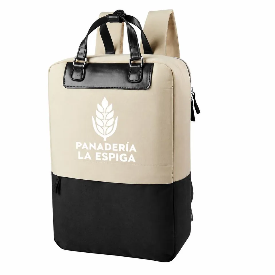 Mochila Guamúchil con logo de ejemplo