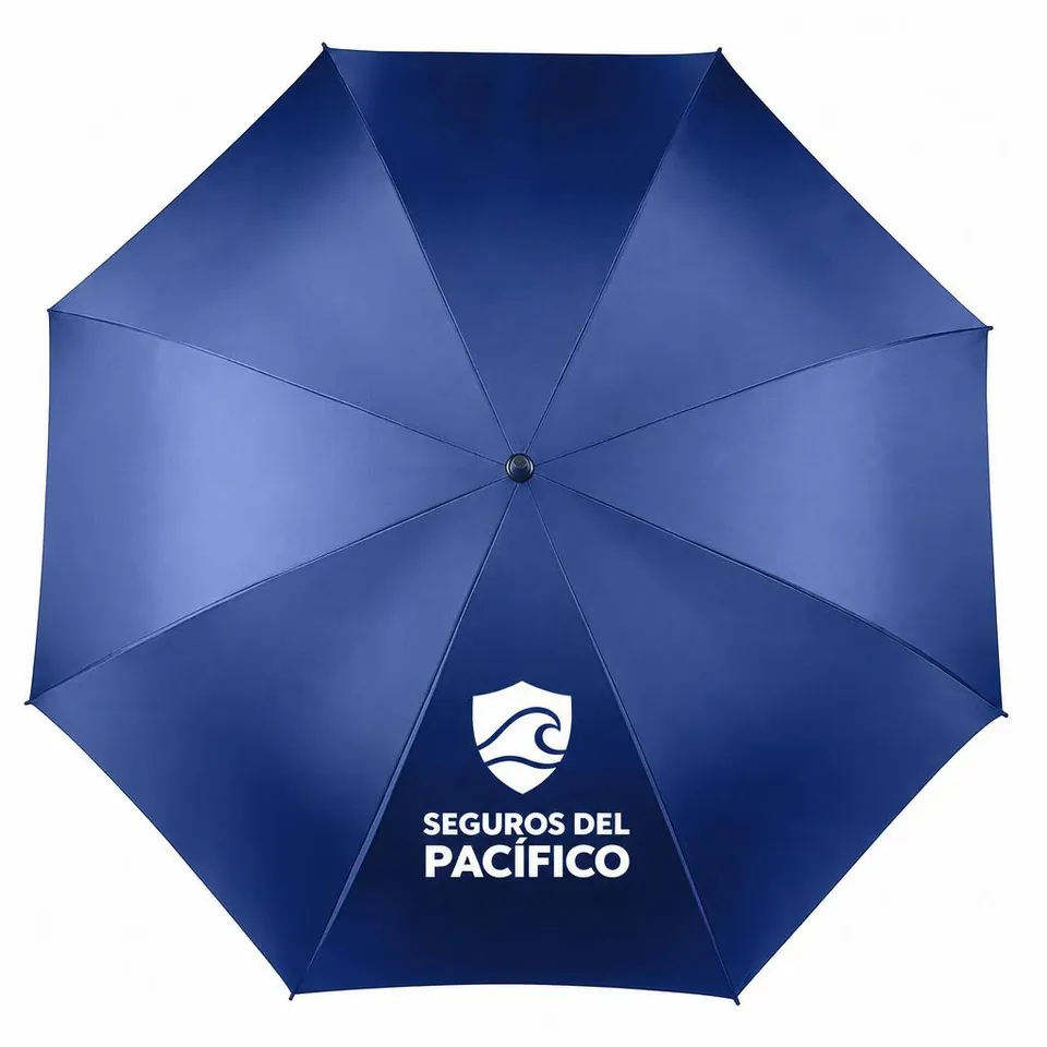 Paraguas Cosalá con logo de ejemplo