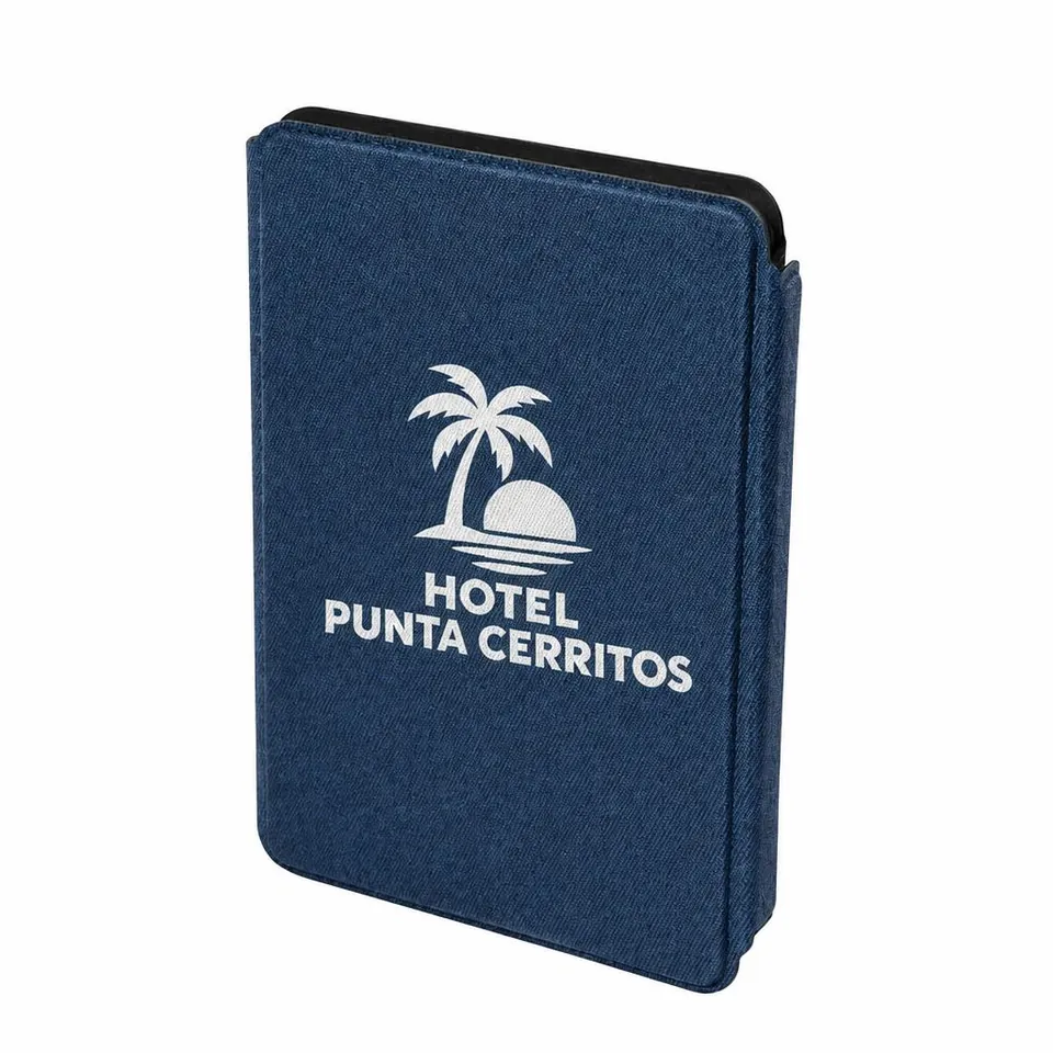 Porta Pasaporte Copala con logo de ejemplo
