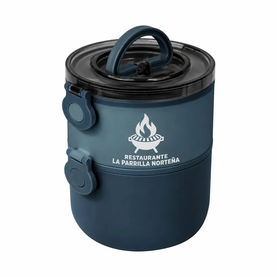 Portaviandas Cosalá con logo de ejemplo