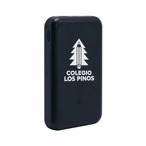 Power Bank Navolato con logo de ejemplo