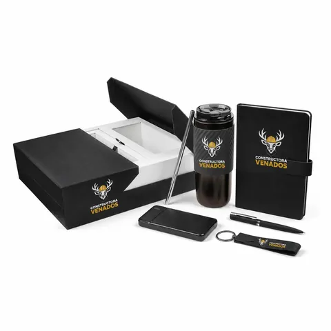 Set Ejecutivo Deluxe 6 Piezas con logo de ejemplo