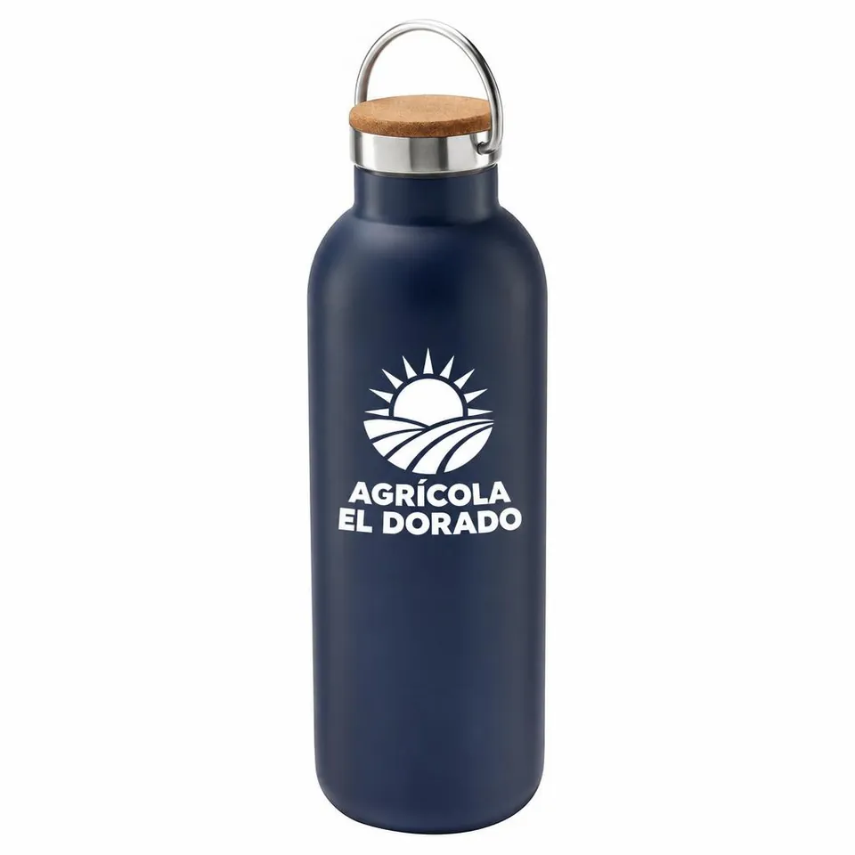 Termo Higueras con logo de ejemplo