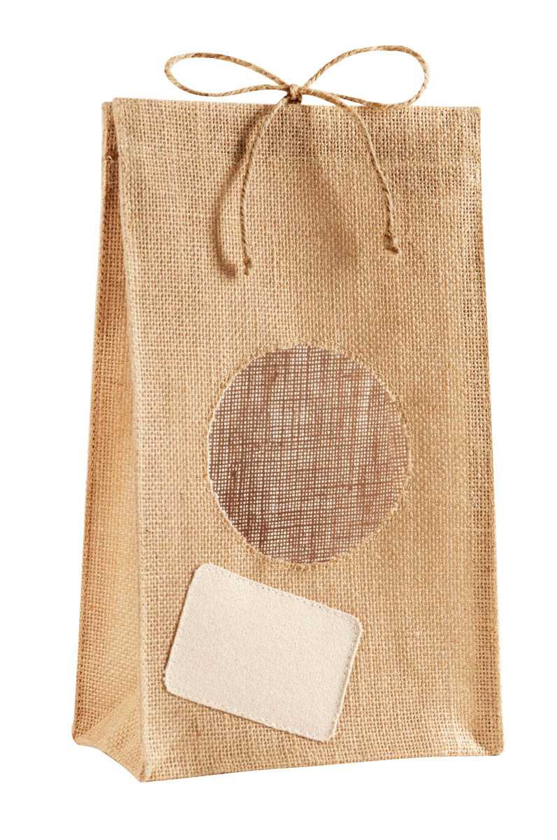 Bolsa de yute sublimable con logo