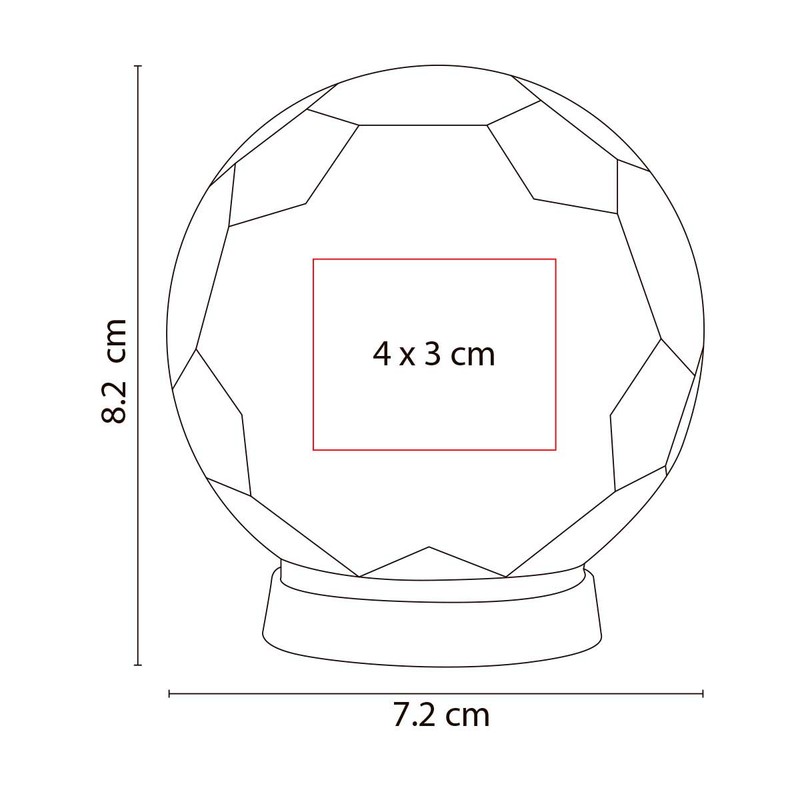 Alcancía en Forma de Balón Blanco con