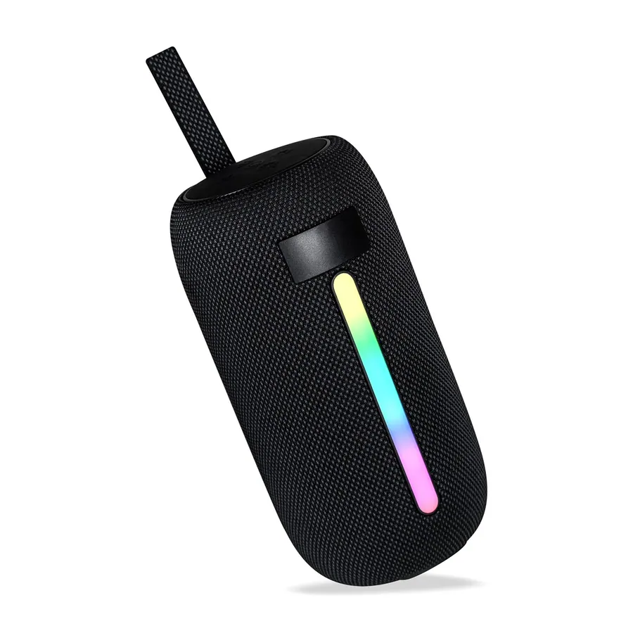 Bocina Bluetooth Cilíndrica RGB 360°