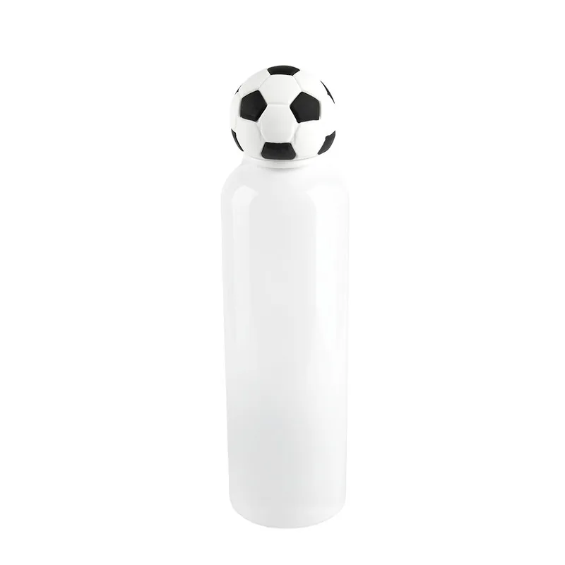 Cilindro Metálico Soccer Blanco con