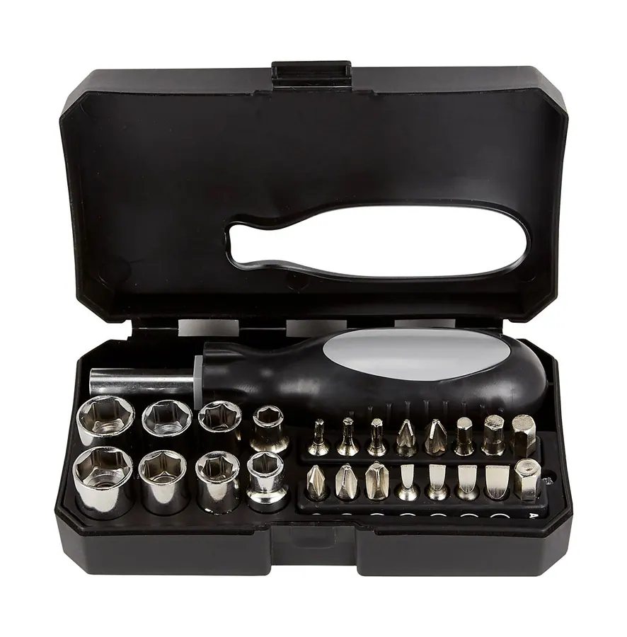 Kit Destornillador 28 Piezas Estuche