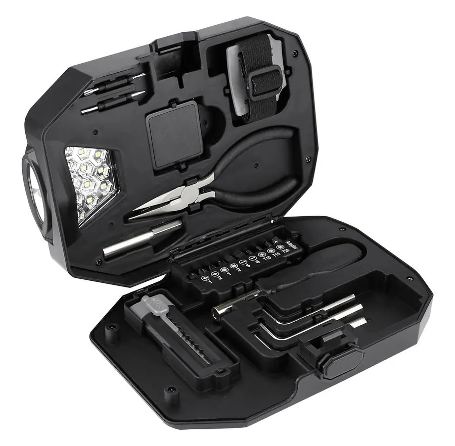 Kit Multifuncional Linterna LED Maletín