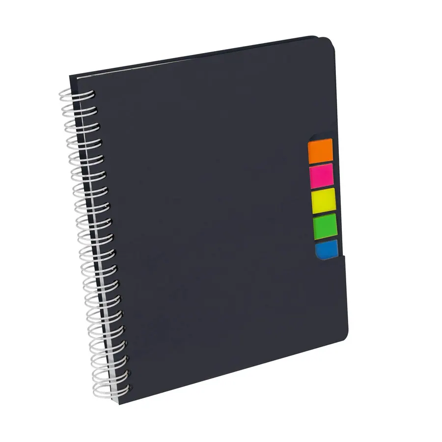 Libreta Espiral con Pestañas de Colores