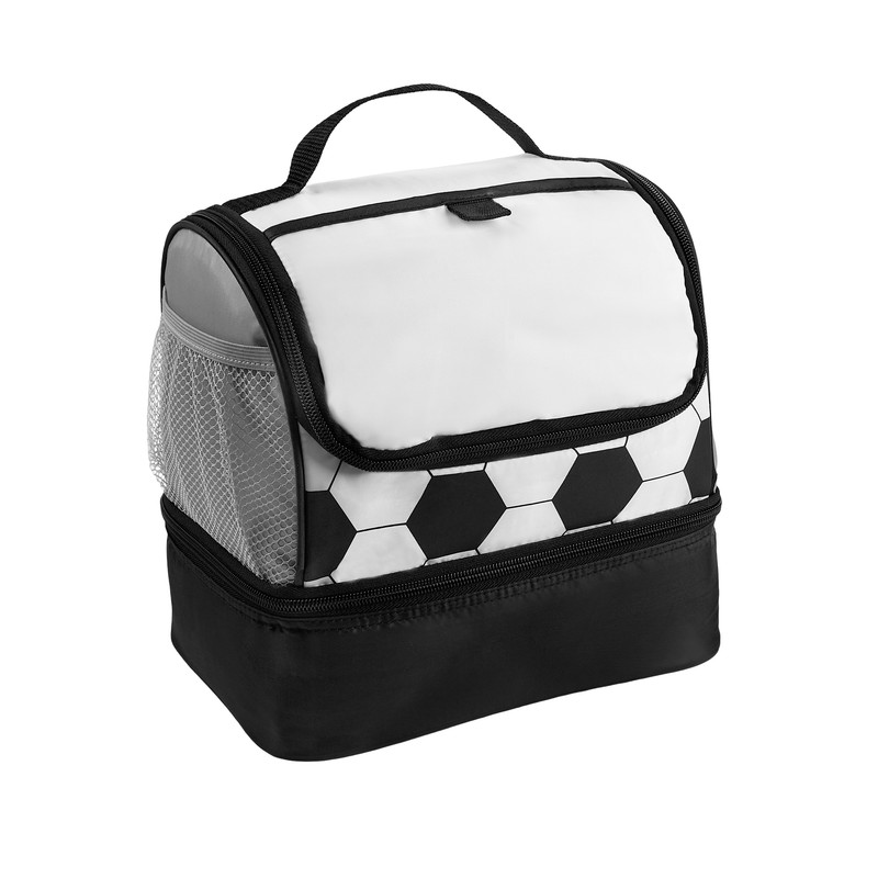 Lonchera Soccer Blanco con