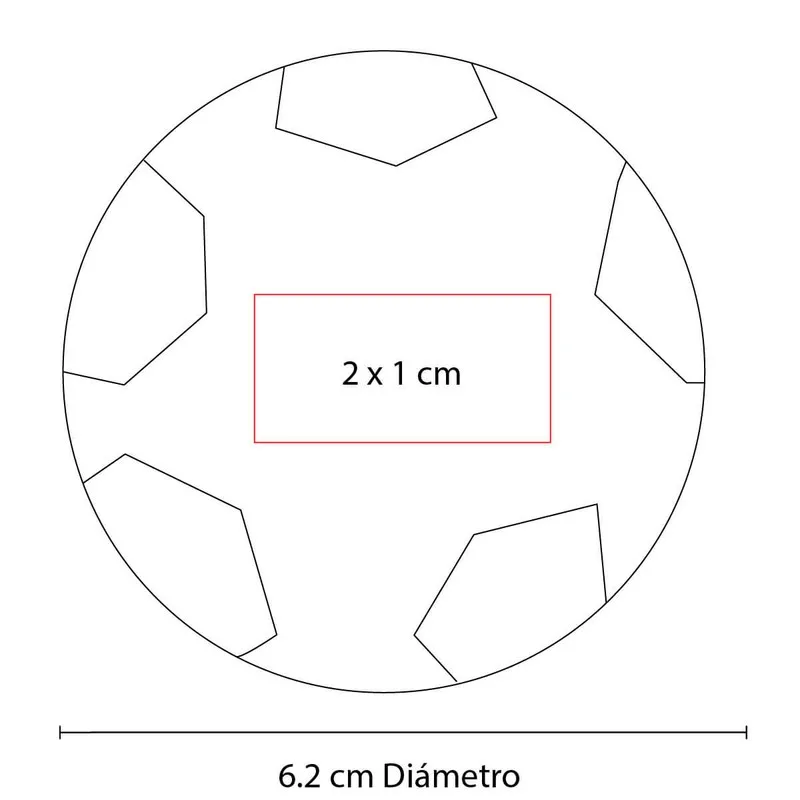 Pelota Anti-stress Fútbol Blanco con