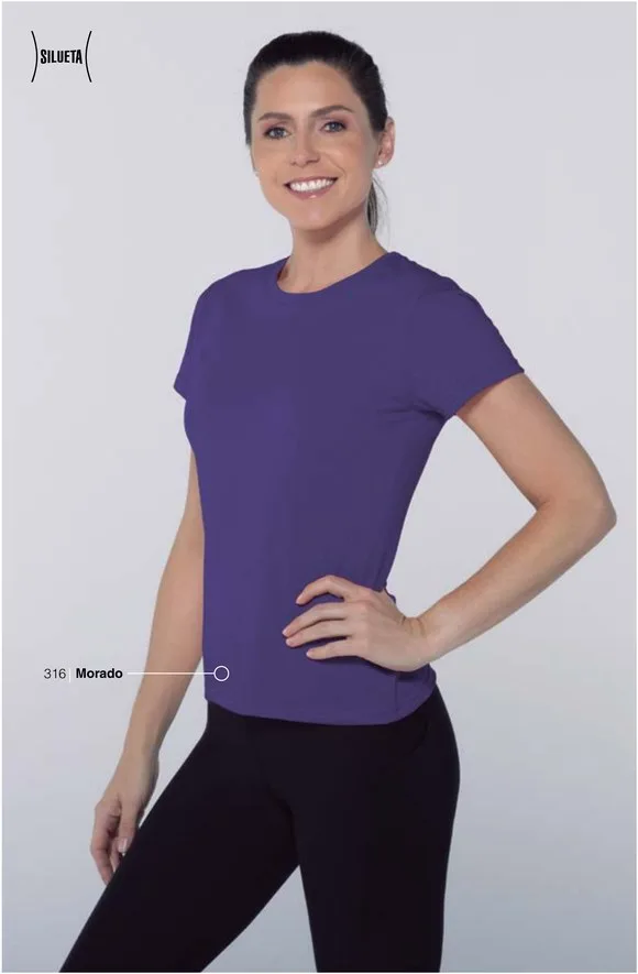 Playera Cuello Redondo Peso Completo Dama