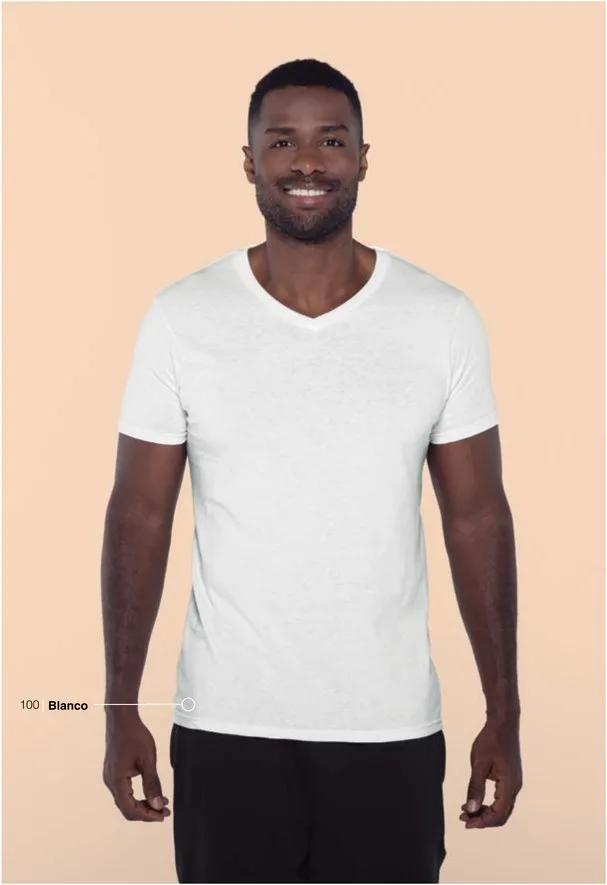 Playera Cuello V Caballero