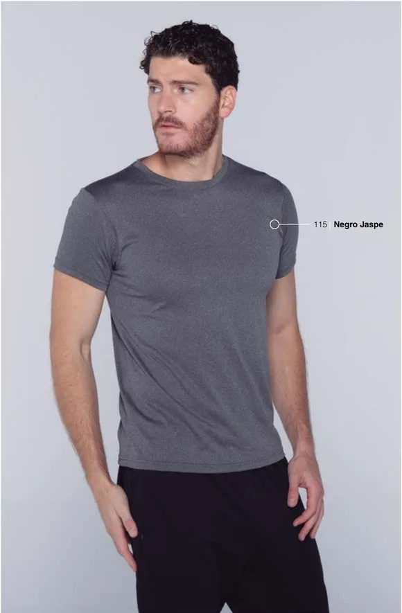 Playera Deportiva Cuello Redondo Caballero
