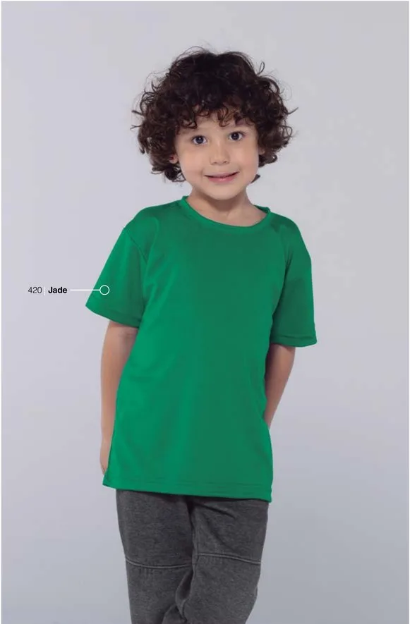 Playera Deportiva Cuello Redondo Niños