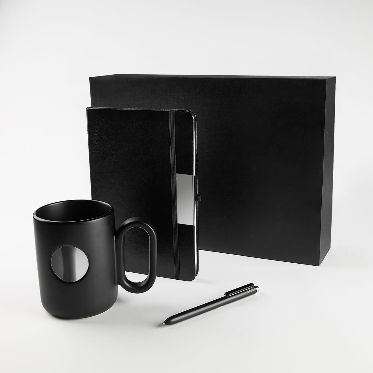 Set ejecutivo taza, libreta y bolígrafo personalizados
