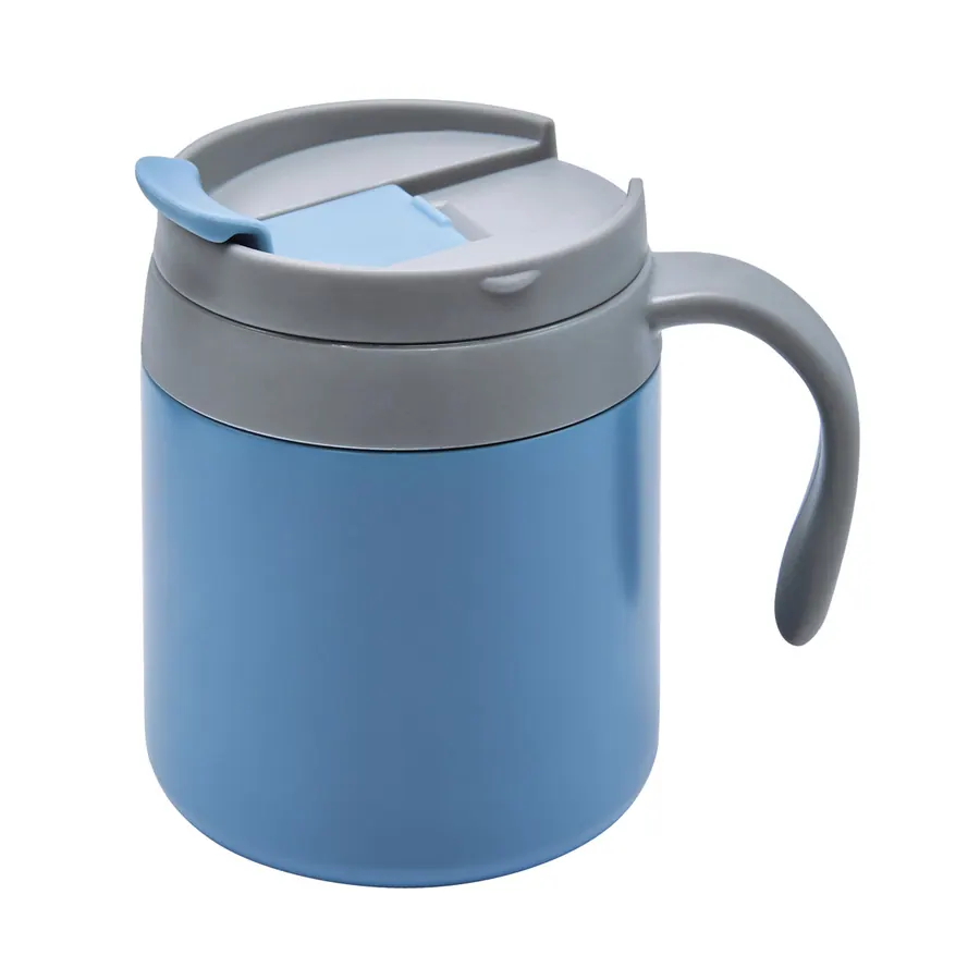 Taza Acero Compacta Tapa Palanca
