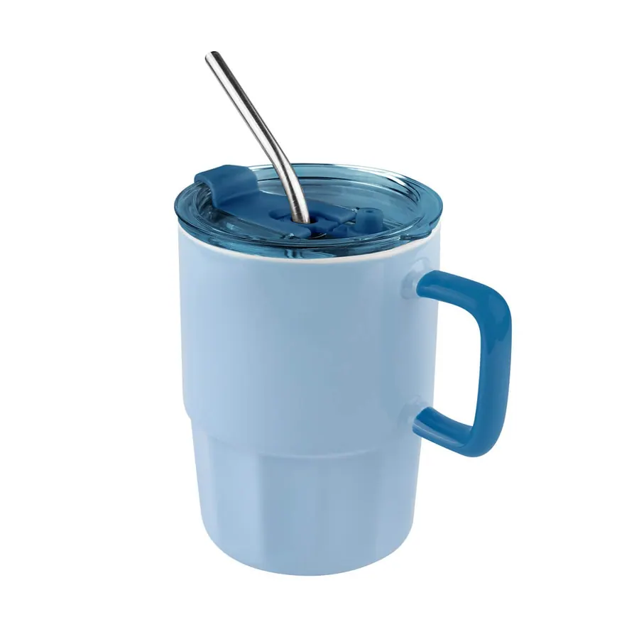 Taza Acero Térmica con Popote