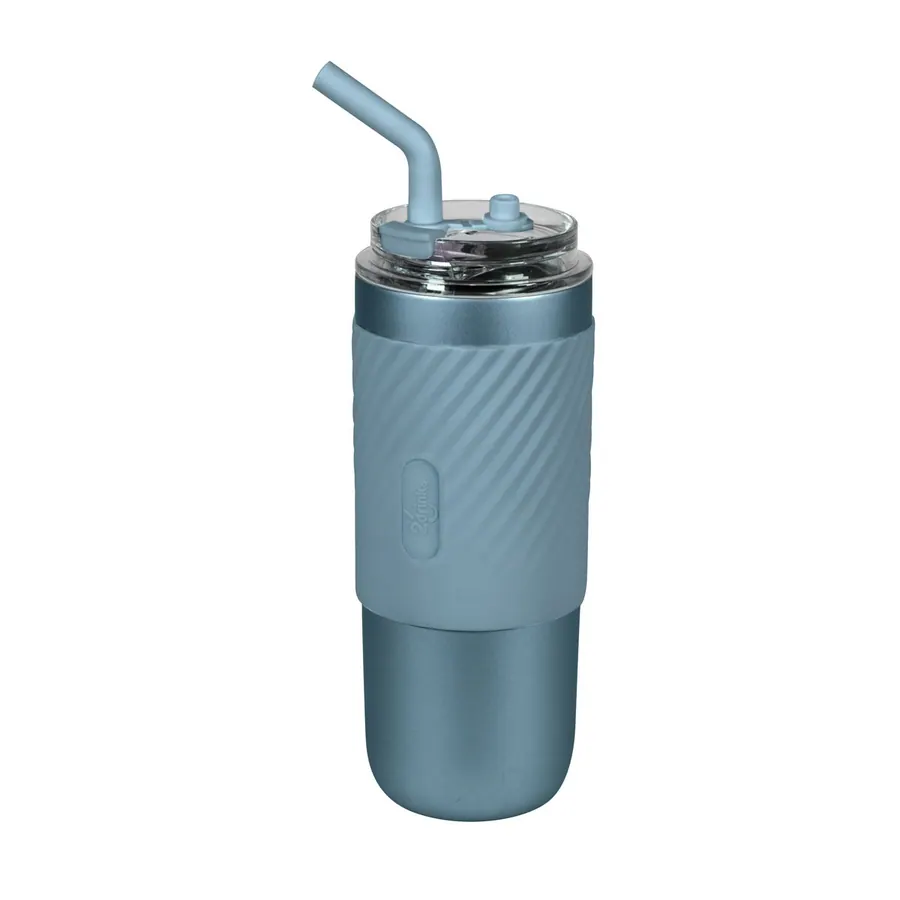 Tumbler Acero Funda Silicona Relieve