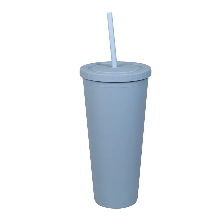 Tumbler Plástico Grande Tapa Rosca