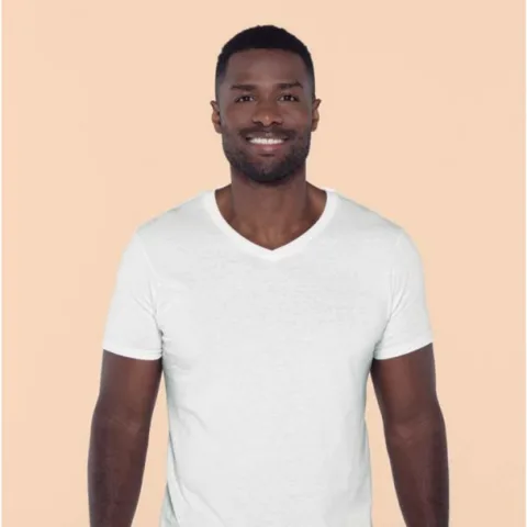 Playera Cuello V Caballero